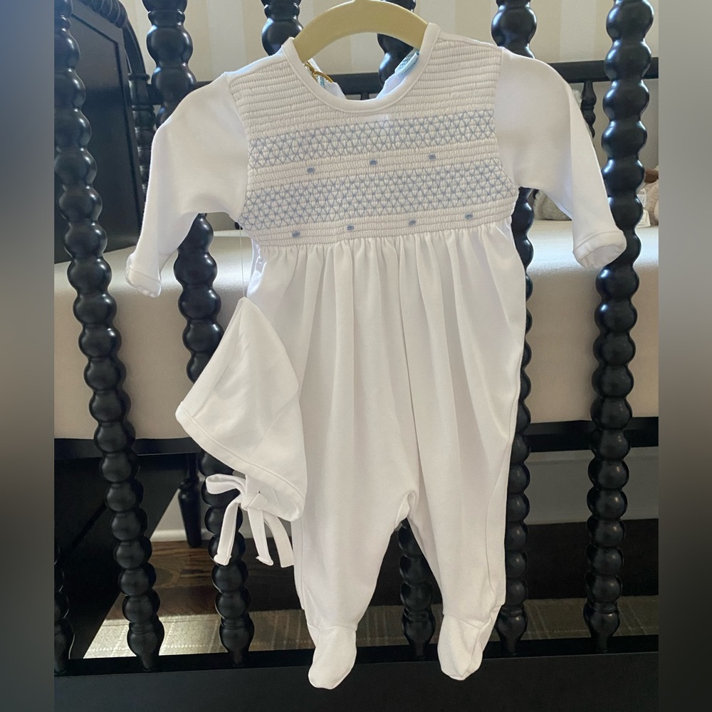 Newborn Smocked Onesie